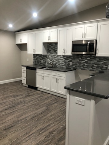 newly renovated kitchens with stainless steel appliances